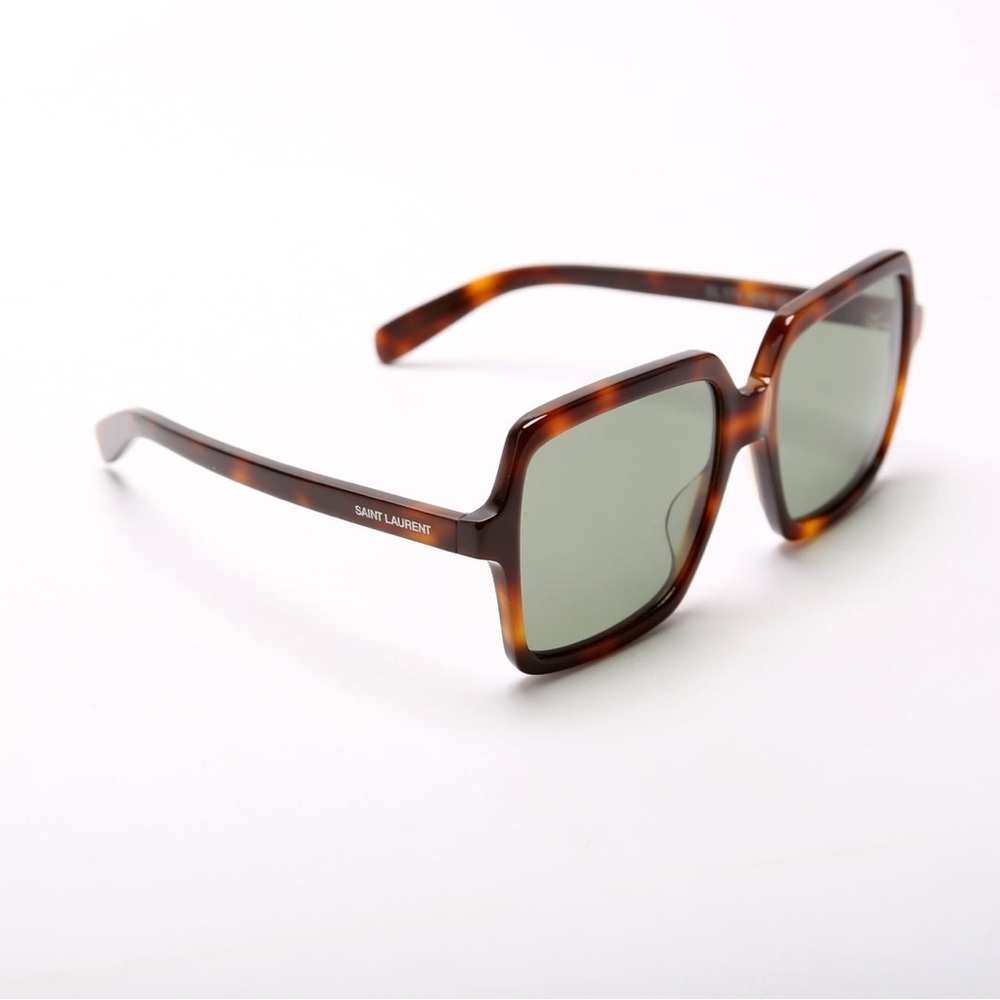 Saint Laurent Tortoise Betty‎ Oversized Sunglasses SL174 BRAND NEW!! 🕶️🤎🕶️ - Picture 2 of 10